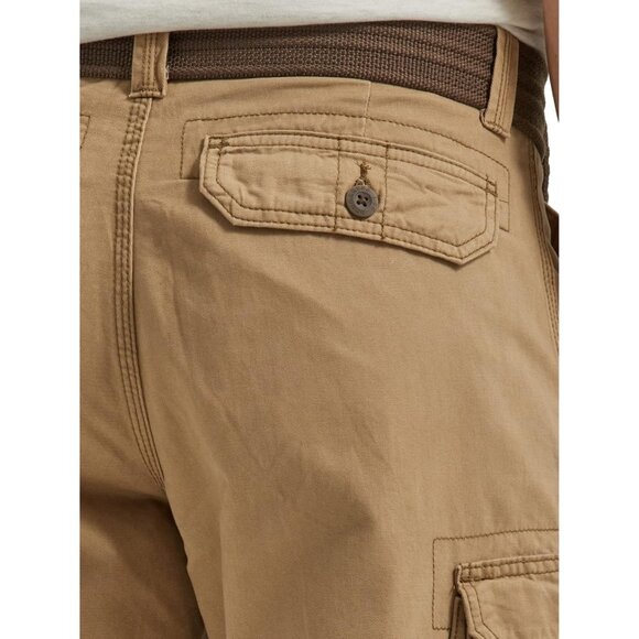Men's Big & Tall Dungarees Belted Wyoming Cargo Short - Picture 7 of 7